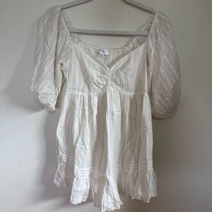 White Babydoll Dress